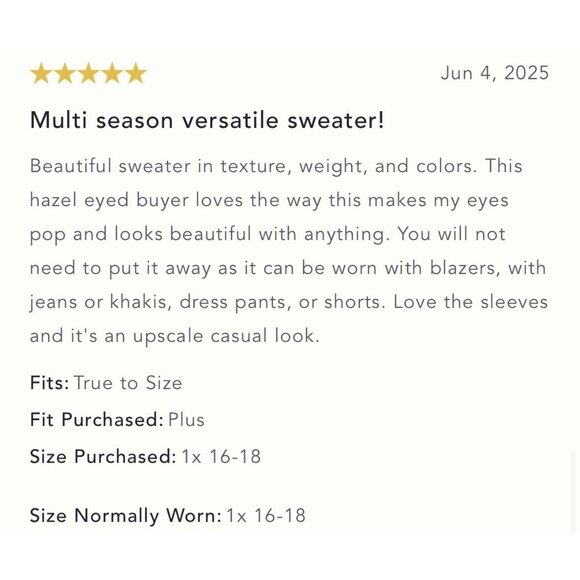 NWT Size 2X - Anthro Striped Cotton Sweater Tee Made in Italy (NWT US$ 118) - Picture 11 of 16